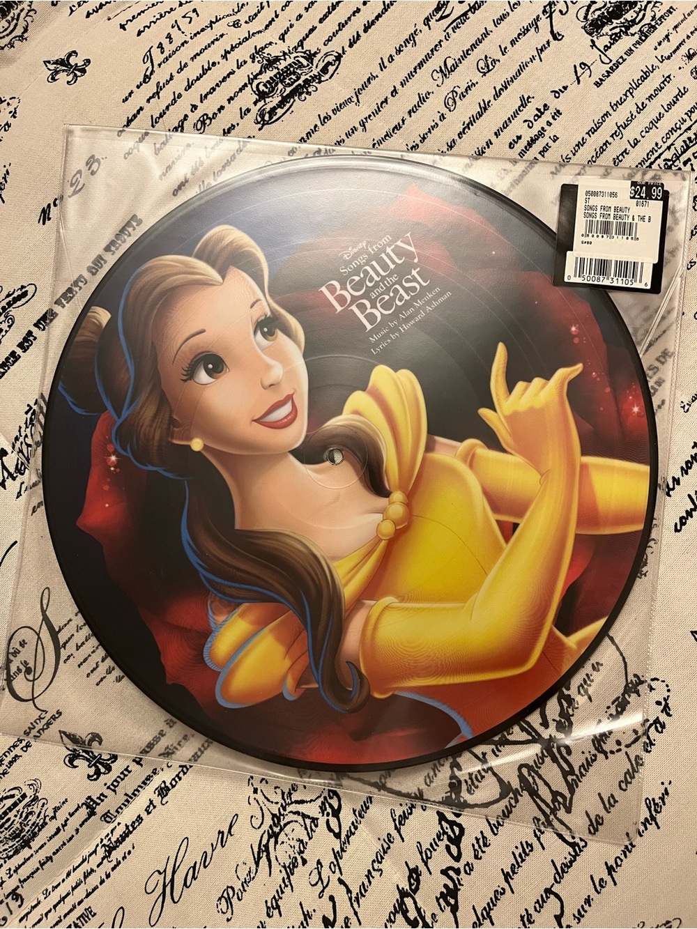 Beauty and the Beast Vinyl Picture Disc